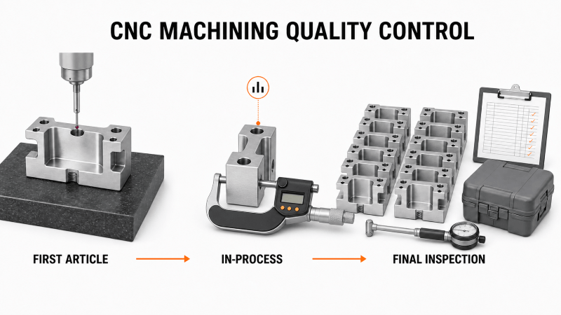 CNC machining quality control and dimensional inspection