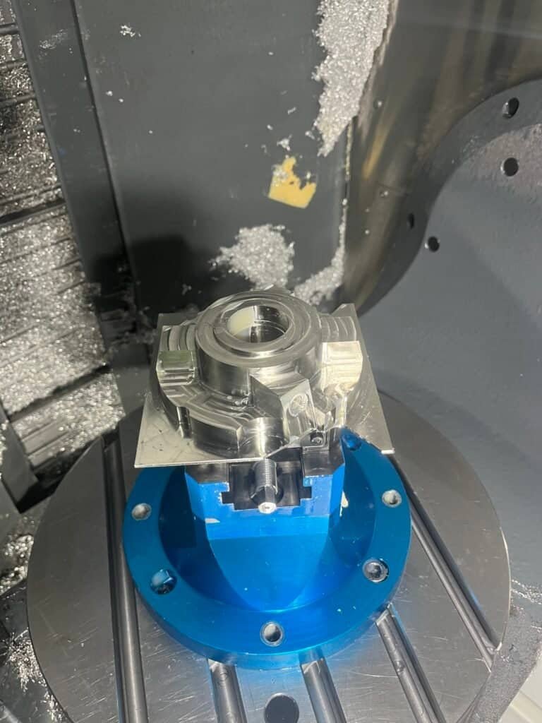 Precision CNC machined titanium parts with complex geometry and superior surface finish by Samshion Rapid.