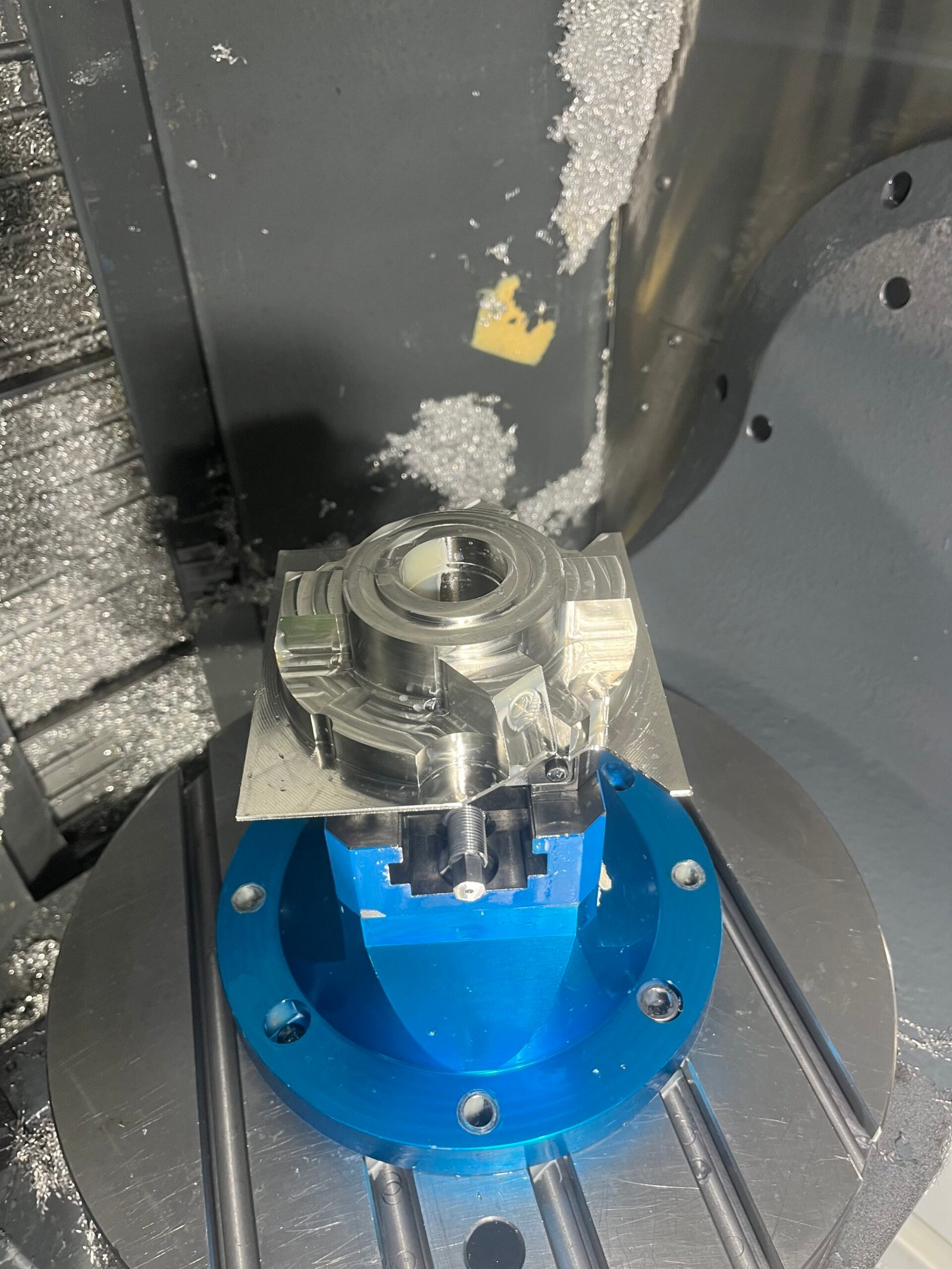 Precision CNC machined titanium parts with complex geometry and superior surface finish by Samshion Rapid.