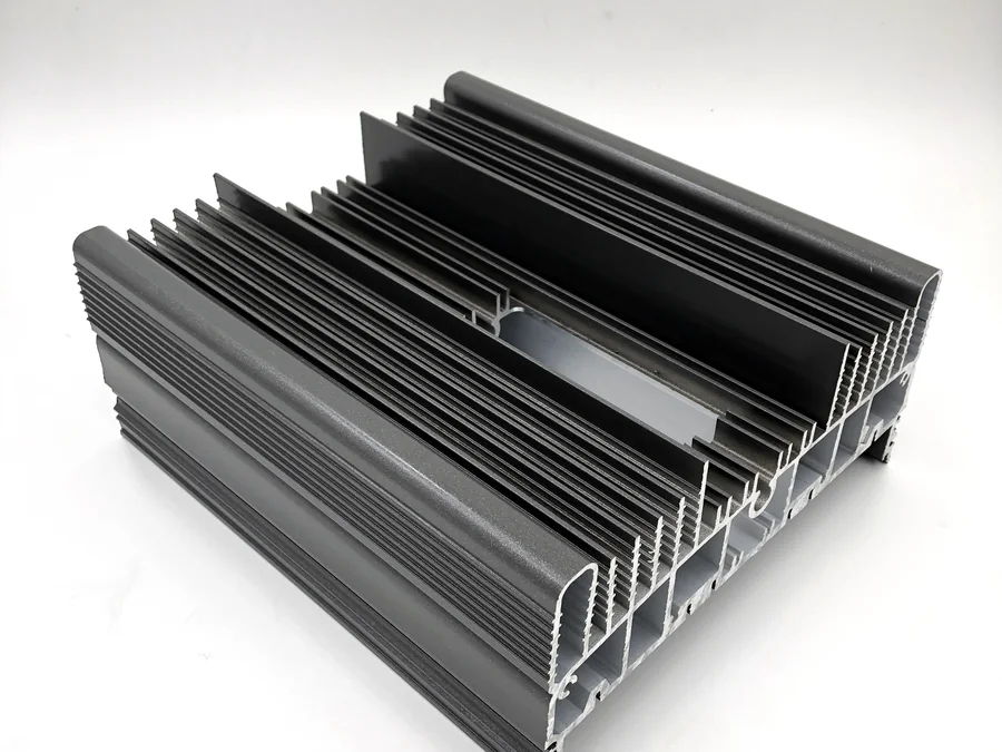 Aluminum extrusion profiles prepared for secondary CNC machining